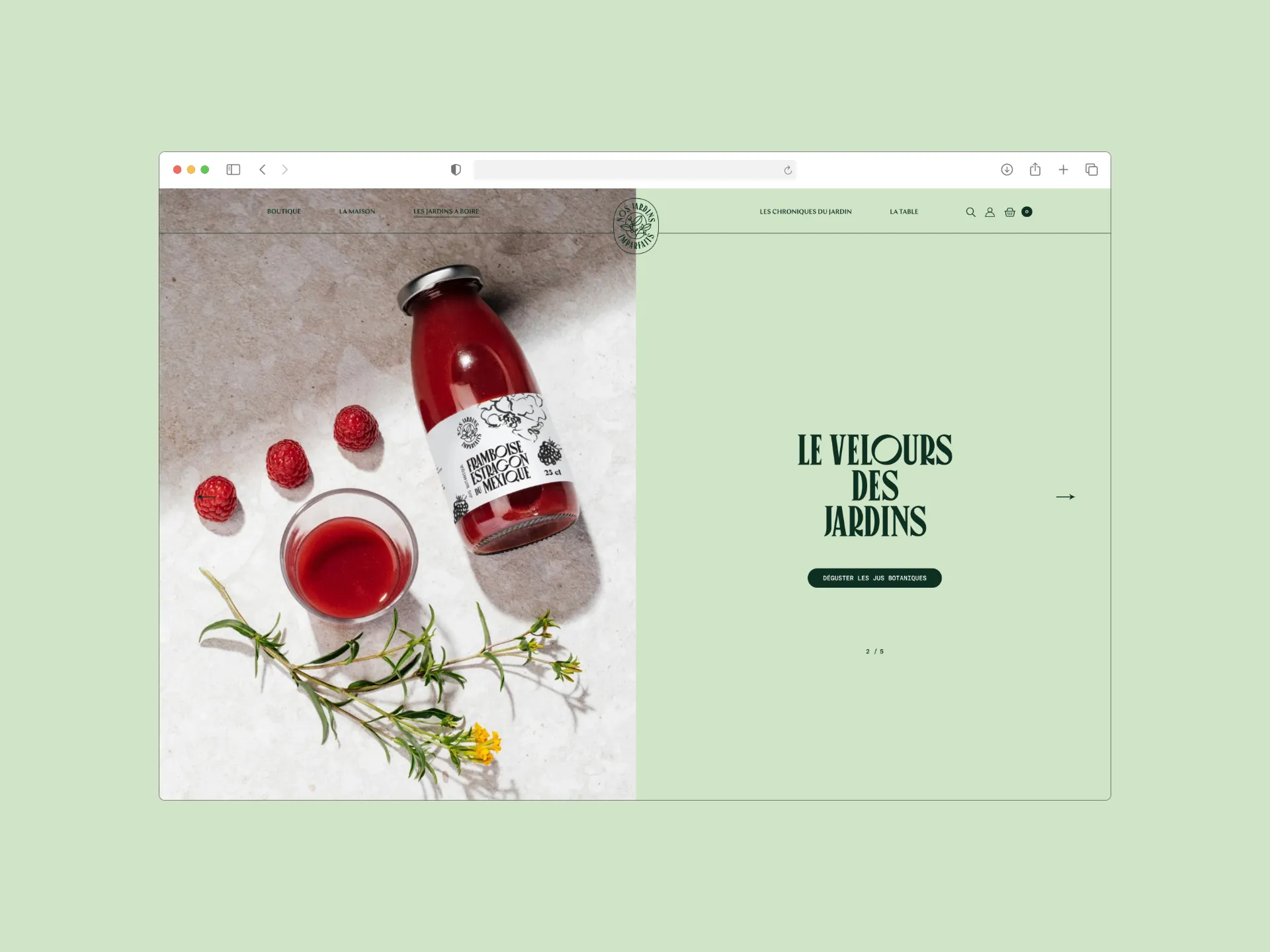 Capture du projet Nos Jardins Imparfaits