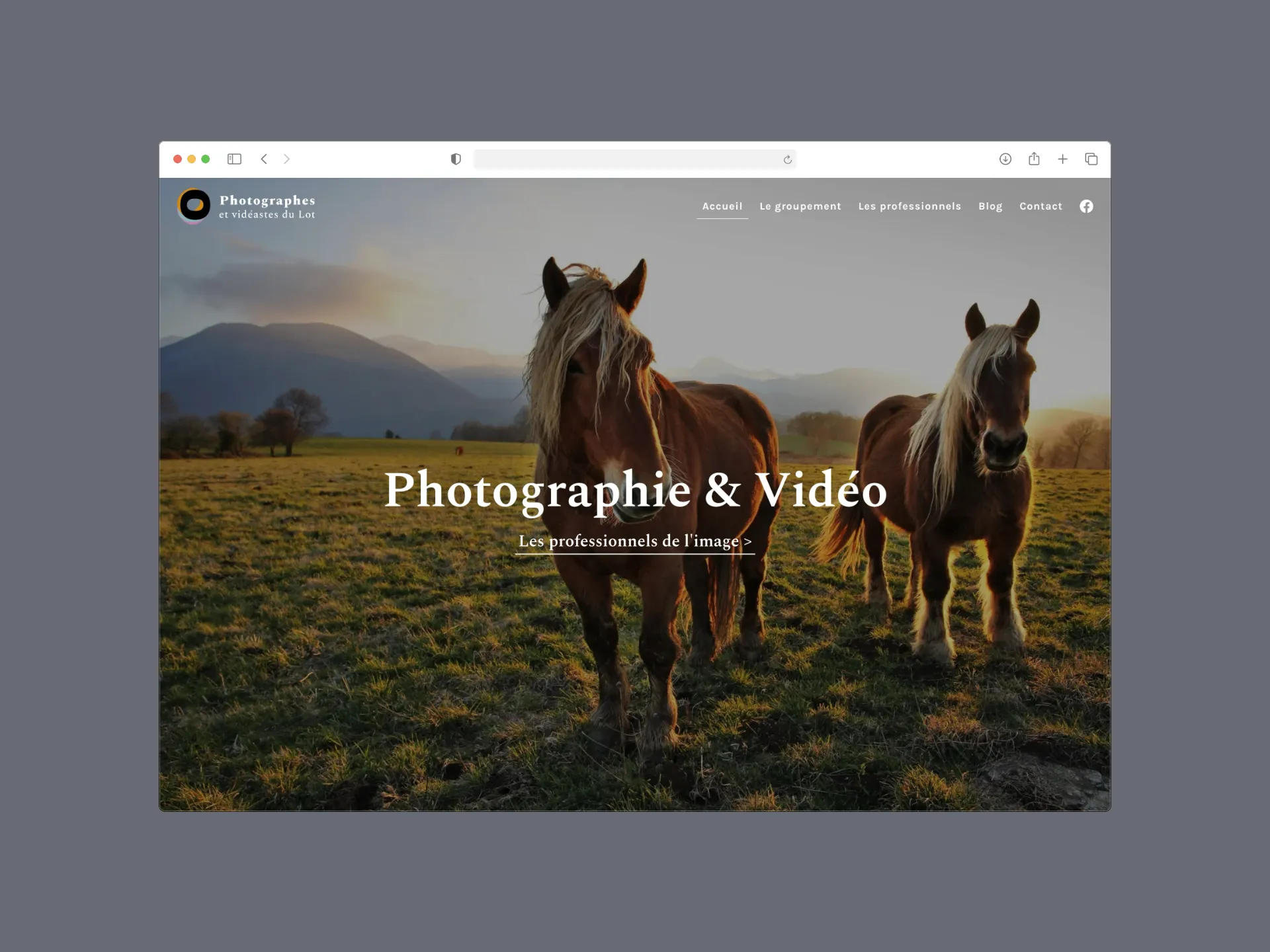 Capture du projet Photographes et Vidéastes du Lot